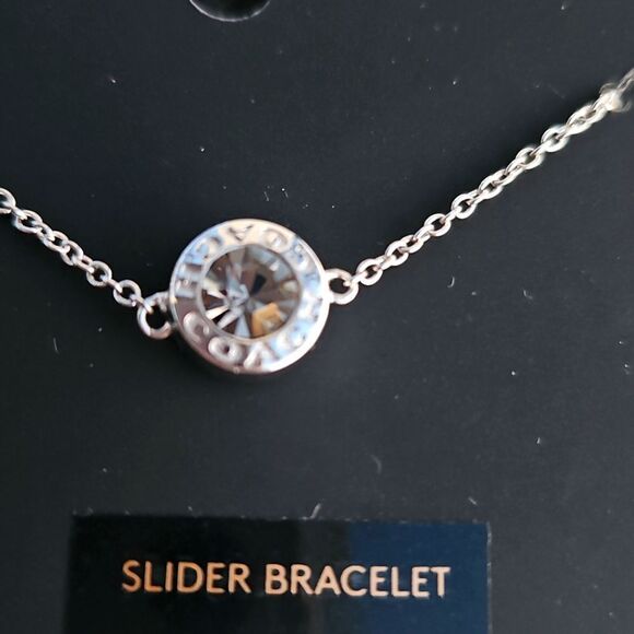 COACH ADJUSTABLE SLIDER BRACELET MSRP $78 NEW silver - Picture 7 of 16